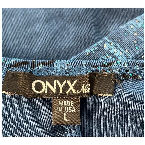 VTG Womens L Blue Sleeveless Tank Top Fairy Core Causal - Picture 3 of 5